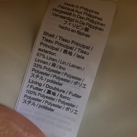 J. CREW PARKE BLAZER in STRETCH LINEN SIZE 4P - Picture 5 of 8